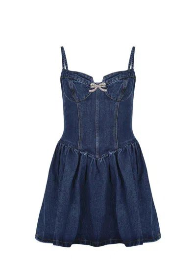 Self-portrait Dress In Blue