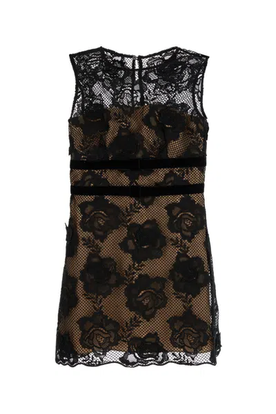 Self-portrait Dress In Black