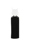 Self-portrait Cut-out Detail Gown In Black