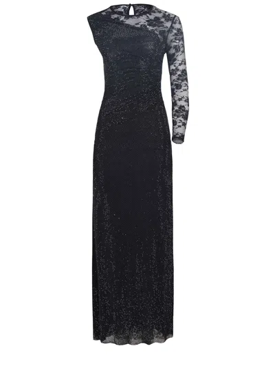 Self-portrait Dress In Black