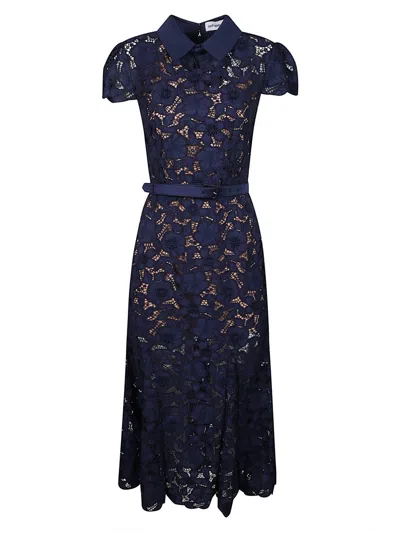 Self-portrait Dress In Blue