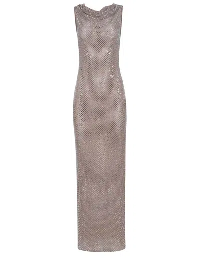 Self-portrait Dress In Gray