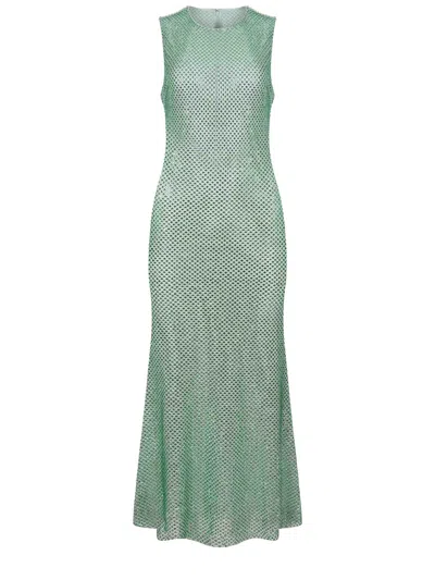 Self-portrait Dresses In Green