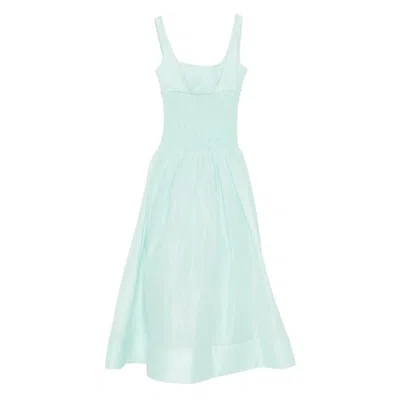 Self-portrait Dress In Green