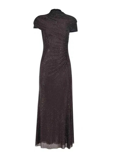 Self-portrait Dress In  Polyester