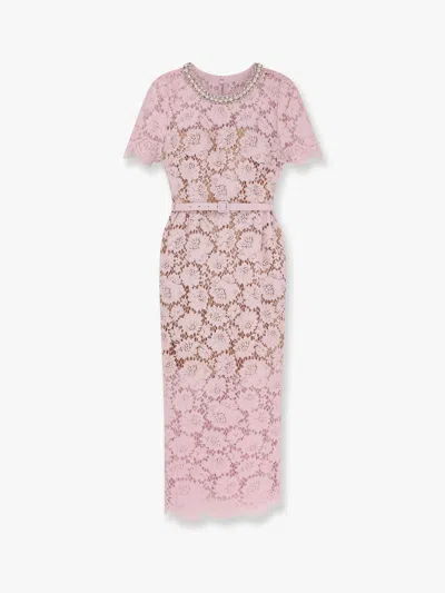 Self-portrait Dress In Pink