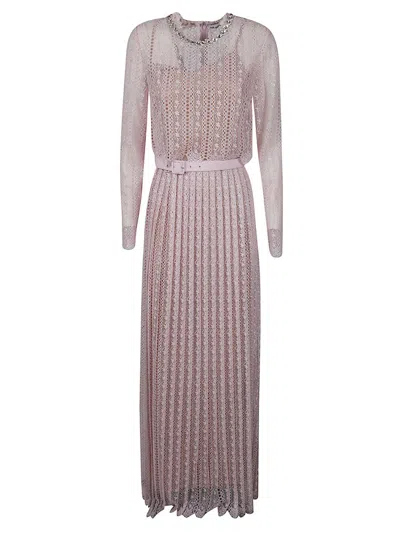 Self-portrait Dress In Pink