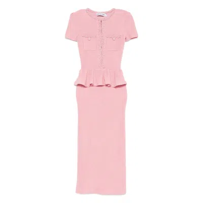 Self-portrait Dress In Pink