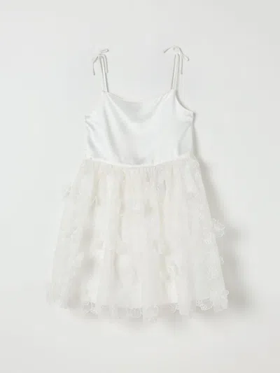 Self-portrait Dress  Kids Color White