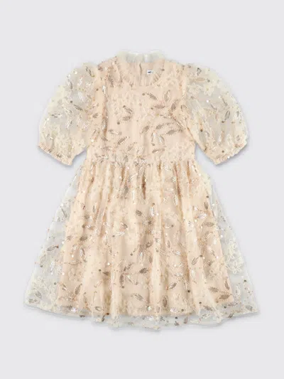 Self-portrait Dress  Kids Color White In Neutral