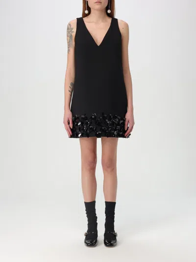 SELF-PORTRAIT DRESS SELF-PORTRAIT WOMAN COLOR BLACK,G41885002