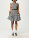 Self-portrait Self Portrait Women Prince Of Wales Check Mini Dress In Gray