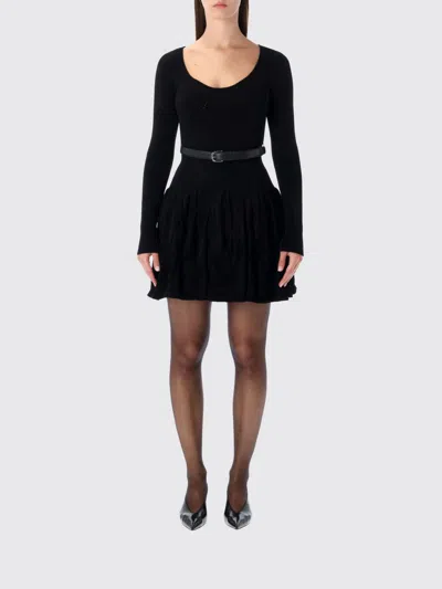 SELF-PORTRAIT DRESS SELF-PORTRAIT WOMAN COLOR BLACK,H33325002