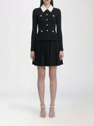 Self-portrait Dress Woman  In Black