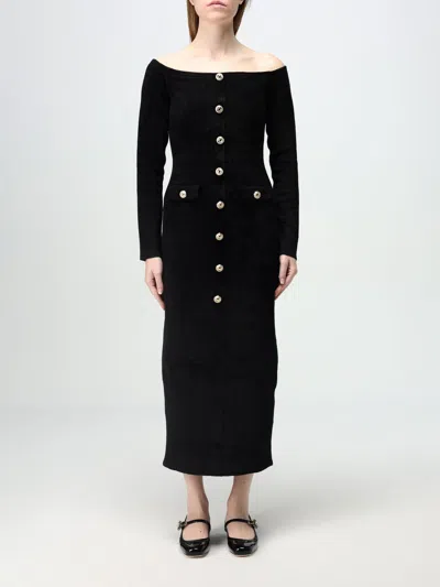 Self-portrait Dress  Woman Color Black In Schwarz