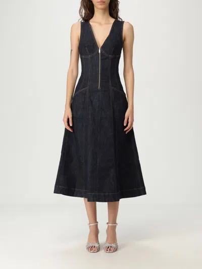 SELF-PORTRAIT DRESS SELF-PORTRAIT WOMAN COLOR BLUE,H13830009