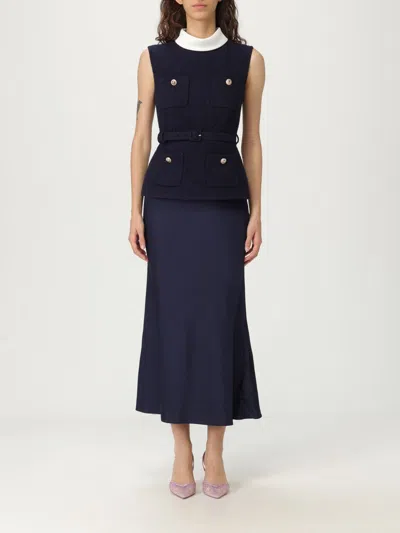 SELF-PORTRAIT DRESS SELF-PORTRAIT WOMAN COLOR BLUE,H14118009