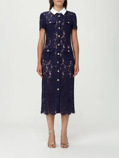 SELF-PORTRAIT DRESS SELF-PORTRAIT WOMAN COLOR BLUE,H11760009