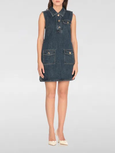 Self-portrait Dress  Woman Color Blue