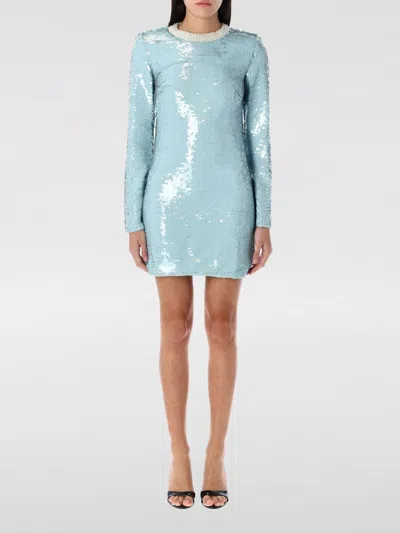 SELF-PORTRAIT DRESS SELF-PORTRAIT WOMAN COLOR BLUE,G63275009