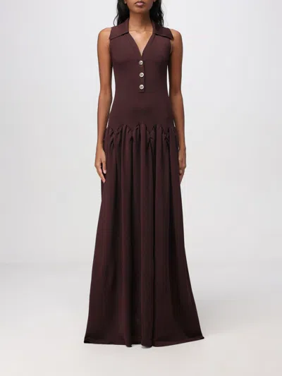 Self-portrait Dress  Woman Color Brown