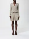 Self-portrait Dress  Woman Color Brown In Brown