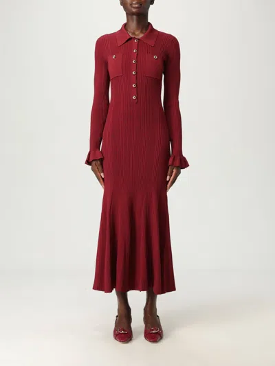 SELF-PORTRAIT DRESS SELF-PORTRAIT WOMAN COLOR BURGUNDY,H23462050