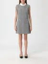 Self-portrait Dress  Woman Color Grey In Gray