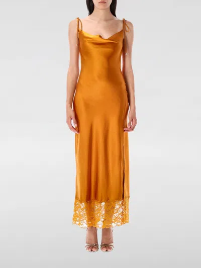 Self-portrait Dress  Woman Color Orange