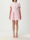 Self-portrait Klassisches Kleid In Pink