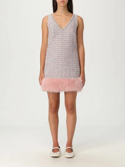 SELF-PORTRAIT DRESS SELF-PORTRAIT WOMAN COLOR PINK,H26440010