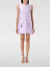 Self-portrait A Line Tafeta Mini Dress In Purple