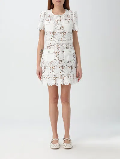 SELF-PORTRAIT DRESS SELF-PORTRAIT WOMAN COLOR WHITE,G43674001
