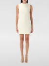 Self-portrait Boucle Mini Dress With Pearls In White
