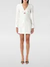 Self-portrait Bow Sequin Midi Dress In Weiss