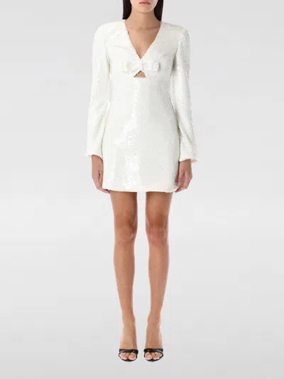 SELF-PORTRAIT DRESS SELF-PORTRAIT WOMAN COLOR WHITE,G63274001