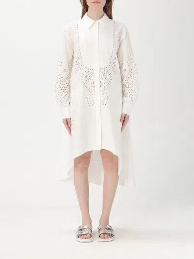 SELF-PORTRAIT DRESS SELF-PORTRAIT WOMAN COLOR WHITE,G71296001
