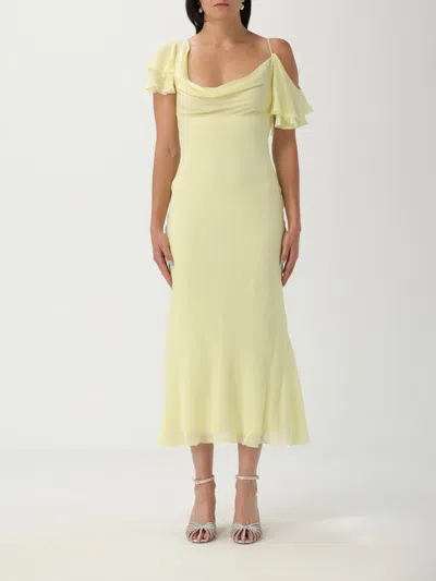 SELF-PORTRAIT DRESS SELF-PORTRAIT WOMAN COLOR YELLOW,H13523003