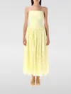 Self-portrait Cotton Dress - Women's - Cotton In Yellow