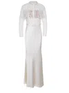 Self-portrait Dresses In White