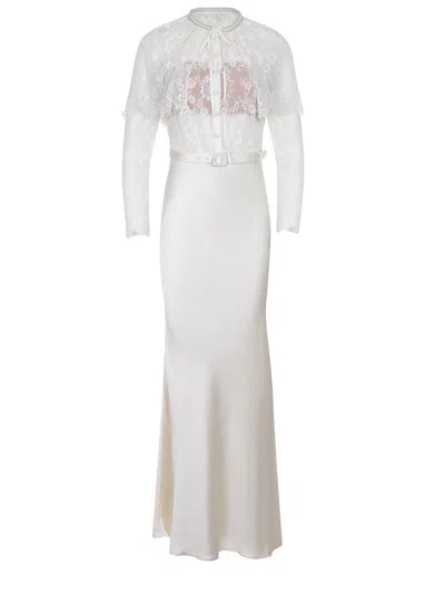 Self-portrait Dress In White