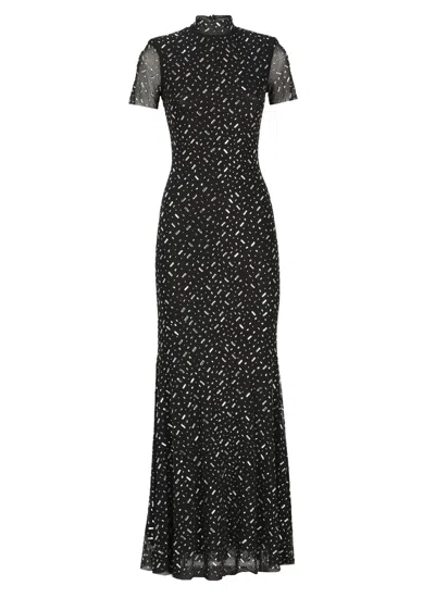 SELF-PORTRAIT DRESS WITH STRASS