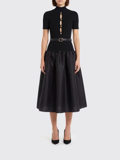 Self-portrait Dress Woman  In Black