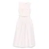 Self-portrait Taffeta Tailored Midi Dress