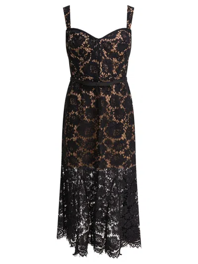 Self-portrait Dresses In Black