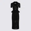 Self-portrait Self Portrait Women Bow Crochet Midi Dress In Black
