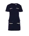 Self-portrait Textured Boucle Mini Dress