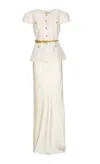 Self-portrait Chain Belt Maxi Dress