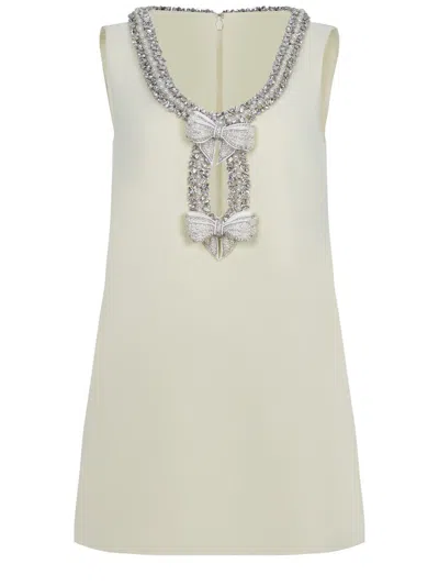 Self-portrait Dresses In Neutral