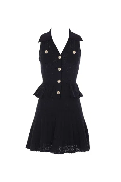Self-portrait Dresses In Black